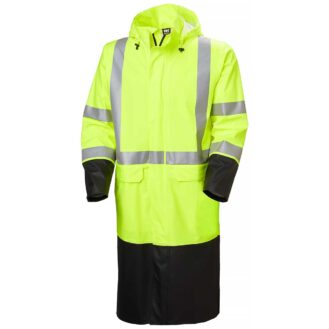 Addvis Hi Vis Rain Coat keeps you dry, visible, and safe with durable waterproof fabric and high-visibility